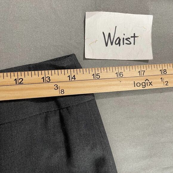 Calvin Klein Size 6 Charcoal Career Stretch Pencil Skirt Business Office Classic - Picture 9 of 11